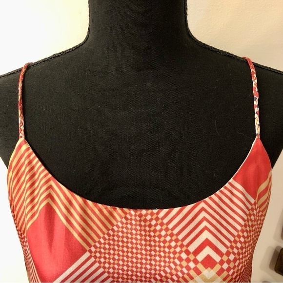 Jenny Han 100% Silk Halter Swing Dress - Picture 3 of 15